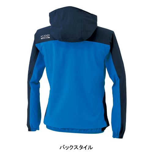 春夏・秋冬兼用（オールシーズン素材） 作業服・作業用品 レインジャケット(単品) 男女兼用 ジーベック XEBEC C.ZONE クロスゾーン 32005 | ジーベック | 13