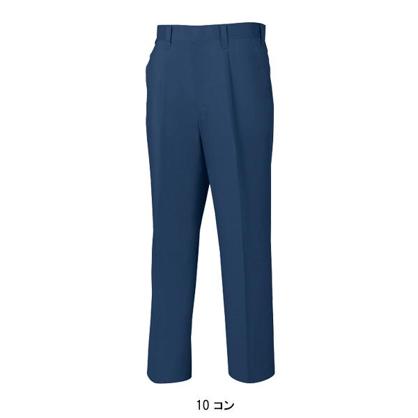 作業ズボン 作業着 作業服 春夏用  ワンタック スラックス メンズ ジーベックXEBEC 6250 | ジーベック | 02