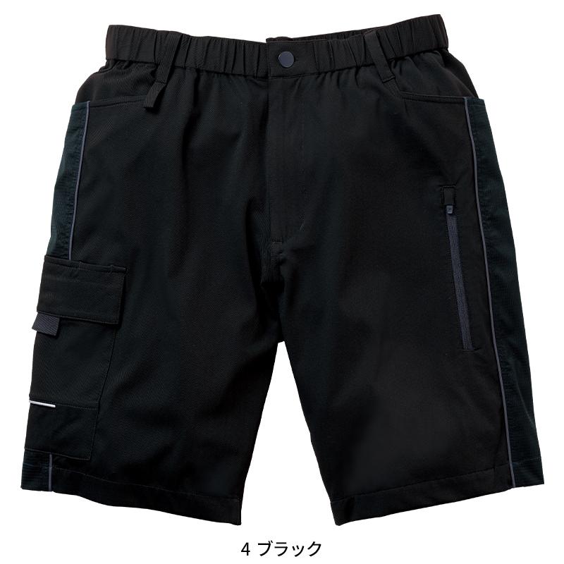 新品未使用　CADUNE ハーフパンツ ブラック38 G.G. 【2026春夏新作】 ハーフパンツ(ノータック) 作業服 春夏用