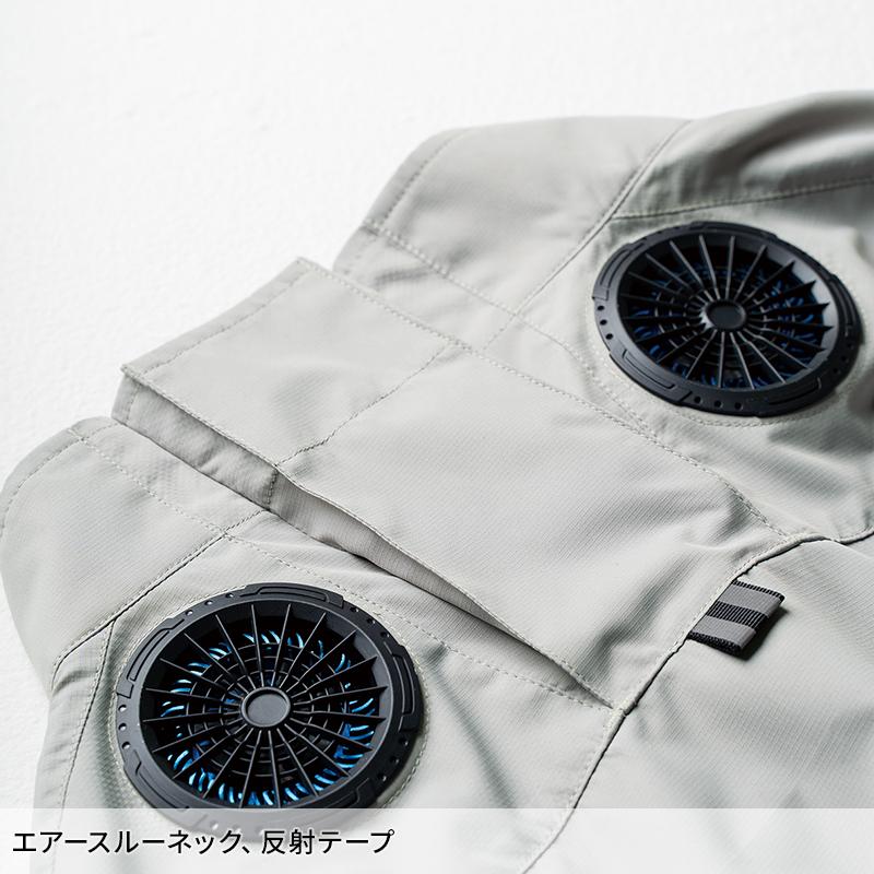 空調作業服 ペルチェ&ファン&ウェア&バッテリーセット 桑和 14109 作業服 熱中症対策 作業着 S-6L 【2026春夏新作】 | SOWA | 12