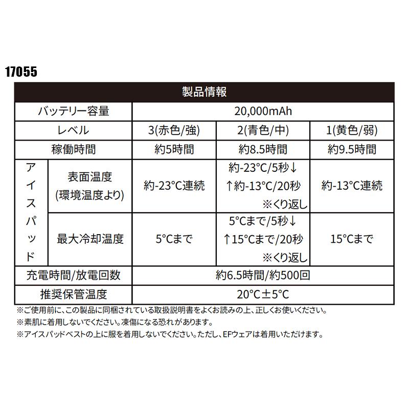 【2025春夏新作】 G.G. モバイルチャージャー(PD) 作業服 春夏用 男女兼用 17055 桑和 作業着 F-F | G.G. | 01