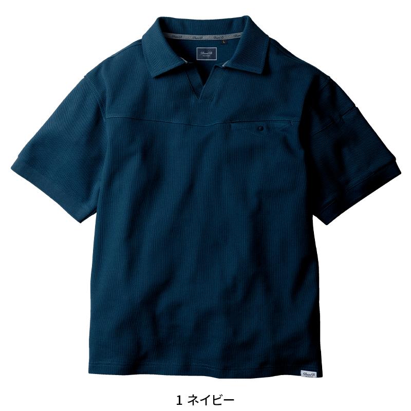 作業服 作業着 半袖 ポロシャツ 5475-51 通年用 胸ポケットあり 桑和 SOWA Dandy Dadケットあり) メンズ S-4L【2025秋冬新作】 | SOWA | 03