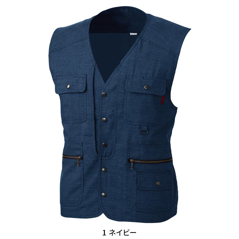 SOWA ベスト 作業服 春夏用 メンズ 62016 桑和 作業着 M-4L | SOWA | 02