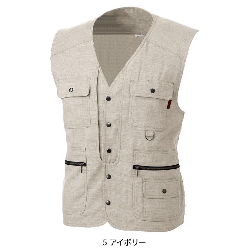 SOWA ベスト 作業服 春夏用 メンズ 62016 桑和 作業着 M-4L | SOWA | 03