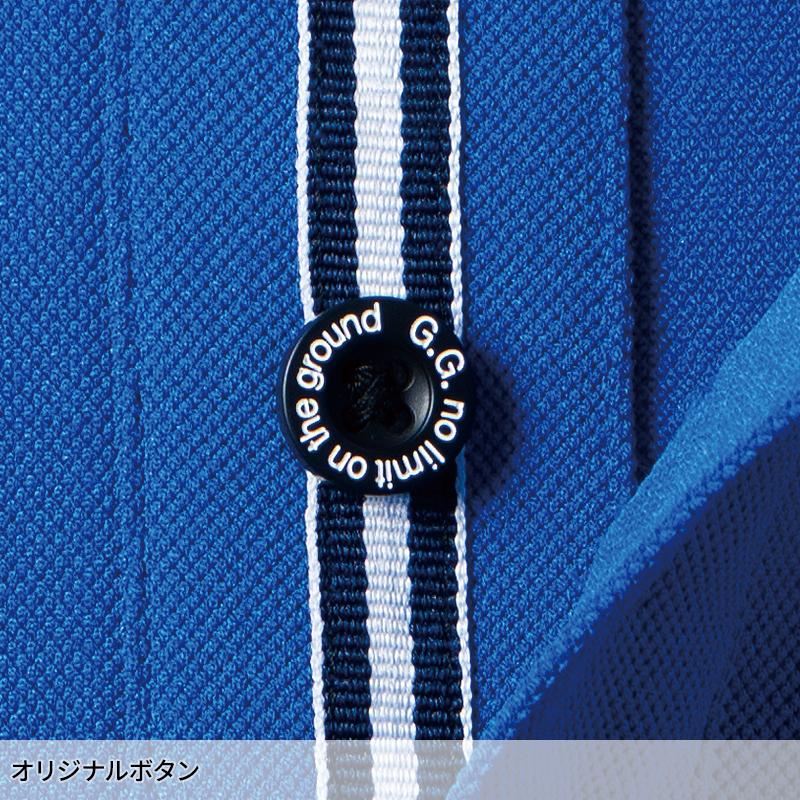 新品タグ付き　ワック　waac 半袖ポロシャツ　ブルー　Sサイズ WAAC X JONES】MEN ラインポイントポロシャツ ネイビー