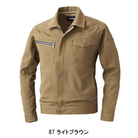 作業服 春夏用 長袖ブルゾン 男女兼用 桑和SOWA 963 | SOWA | 07