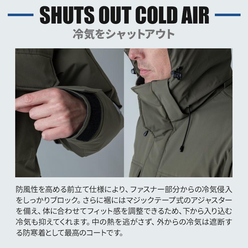 リフレクティブファイバーダウンコート 防寒着 男女兼用 1927 TS DESIGN 作業服 作業着 S-6L【2025秋冬新作】 | TS DESIGN | 03