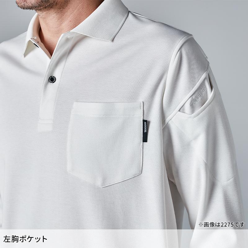【2025春夏新作】  TecRecycショートスリーブポロシャツ 通年用 男女兼用 2265 TS DESIGN 作業服 作業着 SS-6L | TS DESIGN | 08