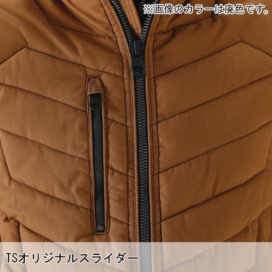 秋冬用 作業服 かっこいい おしゃれ 作業着 防寒着  ライトウォームベスト 藤和 TS-DESIGN 3528 | TS DESIGN | 06