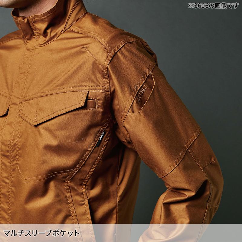 TS DESIGN ハイブリッドコットンライトシャツ 作業服 春夏用  男女兼用 3605 TS DESIGN 作業着 2024春夏新作 SS-6L | TS DESIGN | 08