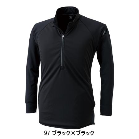 秋冬用 作業服 かっこいい おしゃれ 作業着 防寒着  ラミネート ロングスリーブジップシャツ 藤和 TS-DESIGN  4235 | TS DESIGN | 04