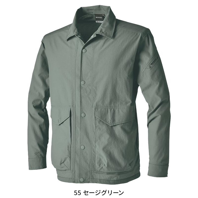 TS DESIGN TS4Dナイロンドッツコーチジャケット 作業服 春夏用  男女兼用 4607 TS DESIGN 作業着 2024春夏新作 SS-6L | TS DESIGN | 05