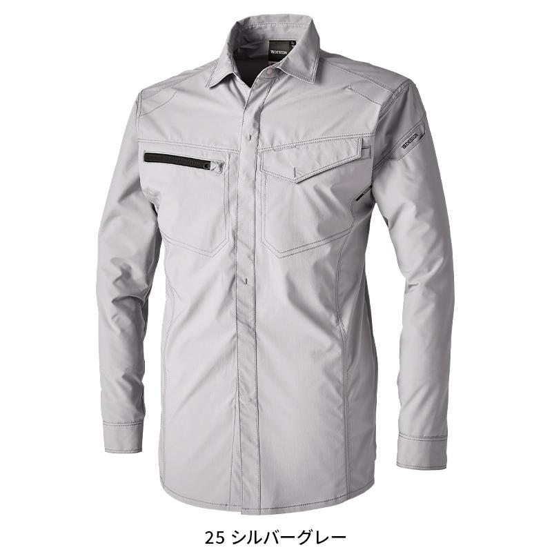 TS DESIGN エコハイブリッドダブルクロスライトシャツ 作業服 春夏・秋冬兼用（オールシーズン素材） 男女兼用 4615 TS DESIGN 作業着 2024春夏新作 SS-6L | TS DESIGN | 03