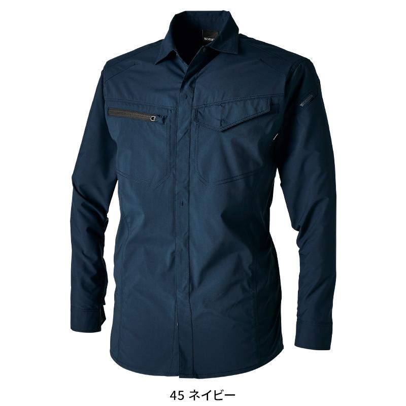 TS DESIGN エコハイブリッドダブルクロスライトシャツ 作業服 春夏・秋冬兼用（オールシーズン素材） 男女兼用 4615 TS DESIGN 作業着 2024春夏新作 SS-6L | TS DESIGN | 04