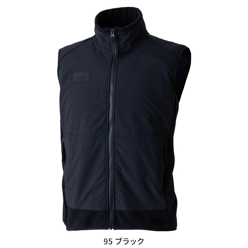 KNICKERS ニッカーズフリースベスト 防寒着 男女兼用 5548 TS DESIGN 作業服 作業着 S-6L【2025秋冬新作】 | TS DESIGN | 02