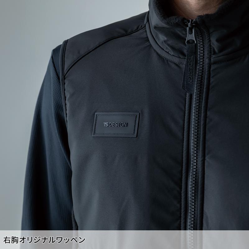 KNICKERS ニッカーズフリースベスト 防寒着 男女兼用 5548 TS DESIGN 作業服 作業着 S-6L【2025秋冬新作】 | TS DESIGN | 03