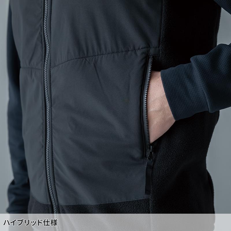 KNICKERS ニッカーズフリースベスト 防寒着 男女兼用 5548 TS DESIGN 作業服 作業着 S-6L【2025秋冬新作】 | TS DESIGN | 04