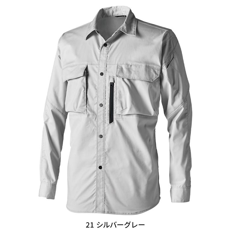 【2025春夏新作】  TSNライトクロスシャツ 作業服 春夏用 男女兼用 5805 TS DESIGN 作業着 SS-6L | TS DESIGN | 02