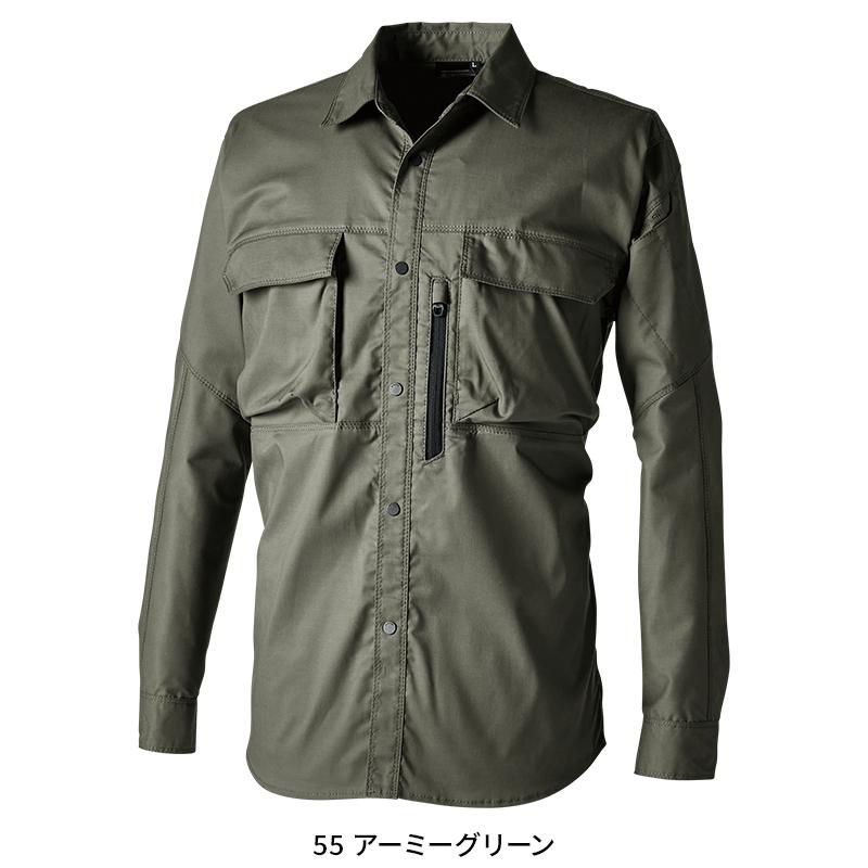 【2025春夏新作】  TSNライトクロスシャツ 作業服 春夏用 男女兼用 5805 TS DESIGN 作業着 SS-6L | TS DESIGN | 04