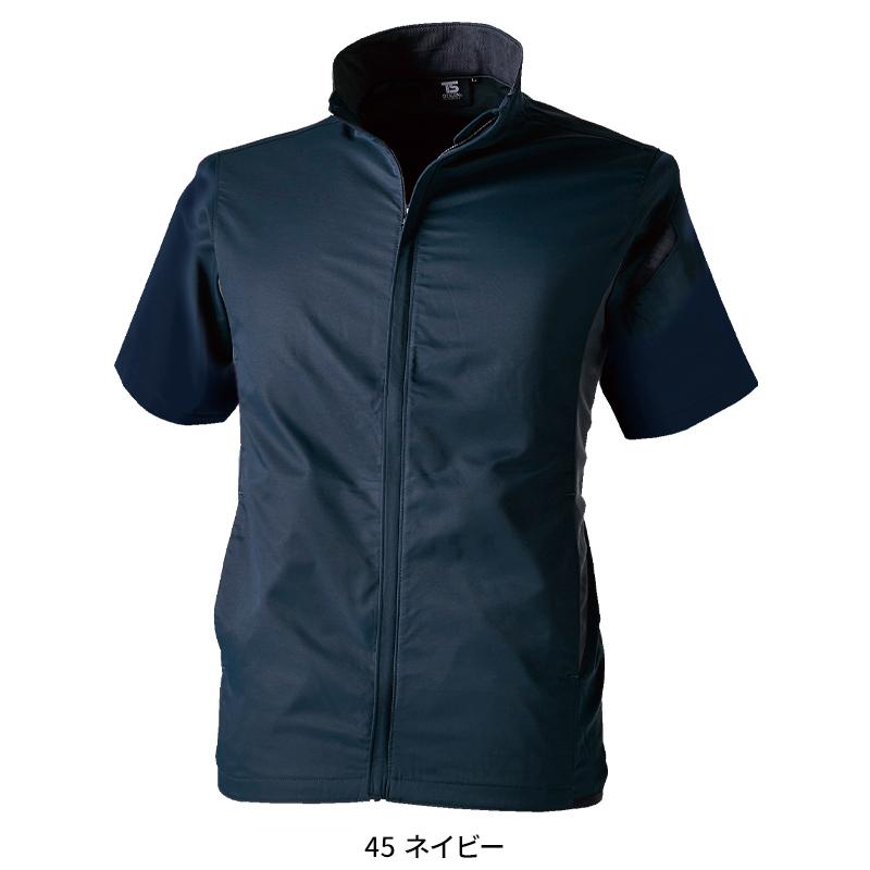 ESスーパーライトストレッチショートスリーブジャケット 作業服 通年用 男女兼用 6656 TS DESIGN 作業着 SS-6L | TS DESIGN | 05