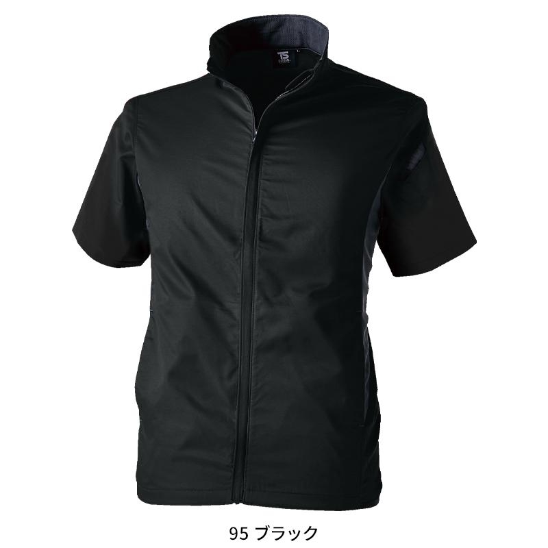 ESスーパーライトストレッチショートスリーブジャケット 作業服 通年用 男女兼用 6656 TS DESIGN 作業着 SS-6L | TS DESIGN | 08