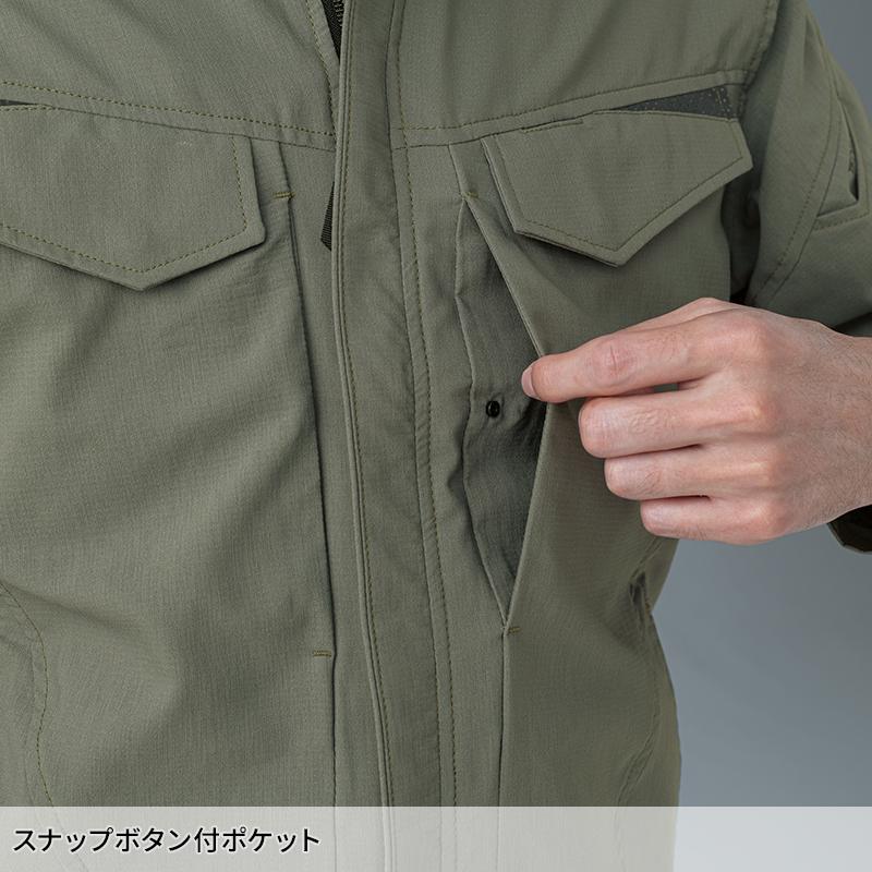 【2026春夏新作】  バイオライトフィックスジャケット 作業服 春夏用 男女兼用 7706 TS DESIGN 作業着 SS-6L | TS DESIGN | 07