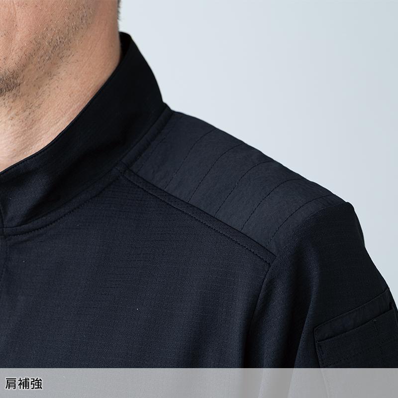 【2026春夏新作】  TS DEOドッツロングスリーブハーフジップ春夏用 男女兼用 85605 TS DESIGN 作業服 作業着 S-6L | TS DESIGN | 04