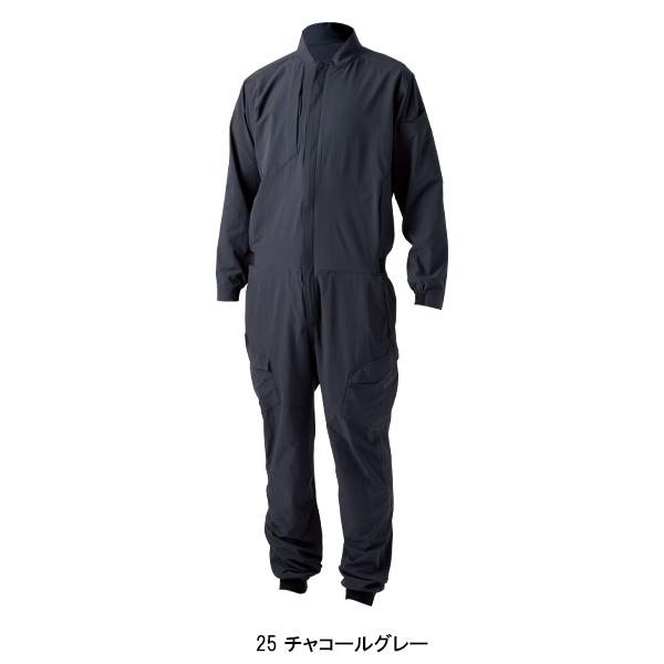 春夏・秋冬兼用（オールシーズン素材） 作業服・作業用品 長袖つなぎ服 男女兼用 藤和 TS-DESIGN 9110 | TS DESIGN | 02