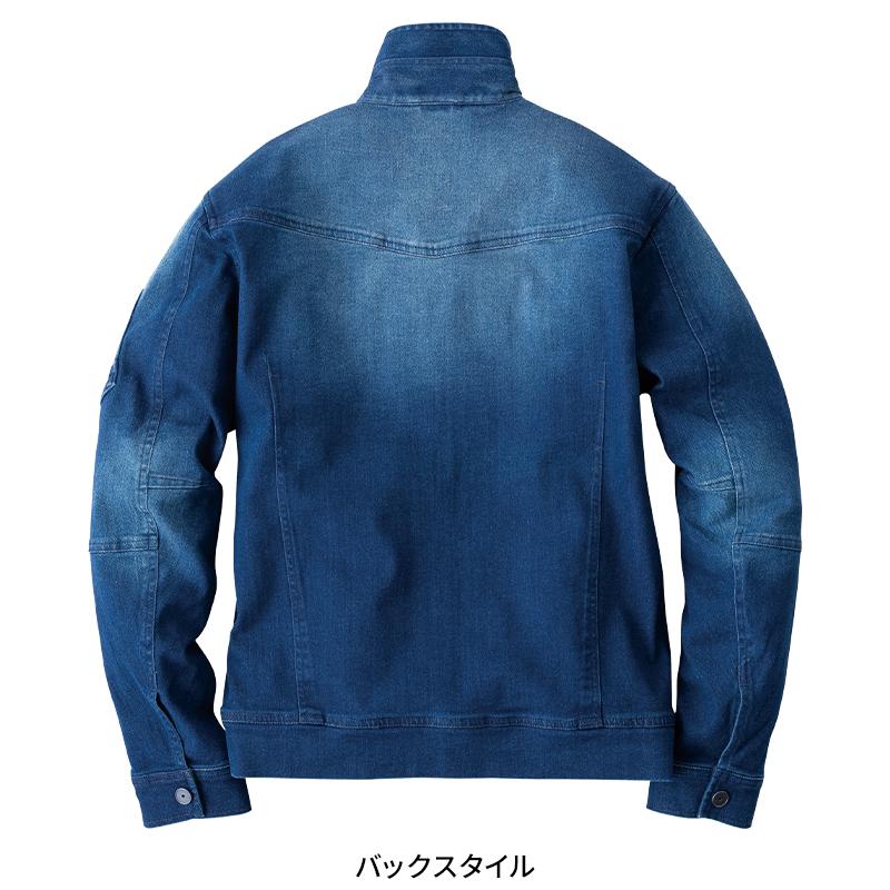 Scot.Inc デンコード バーンアウト 3D デニムジャケット 作業服 通年用 男女兼用 0051 CUC 作業着 SS-6L | CUC | 08