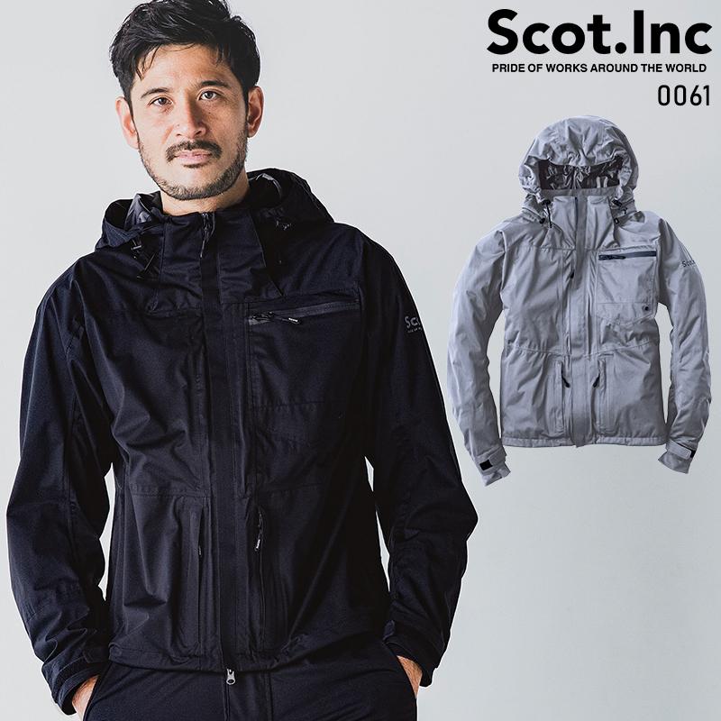 Scot.Inc 4WAYストレッチオールウェザーパーカー 作業服 通年用 メンズ 0061 CUC 作業着 S-4L | CUC