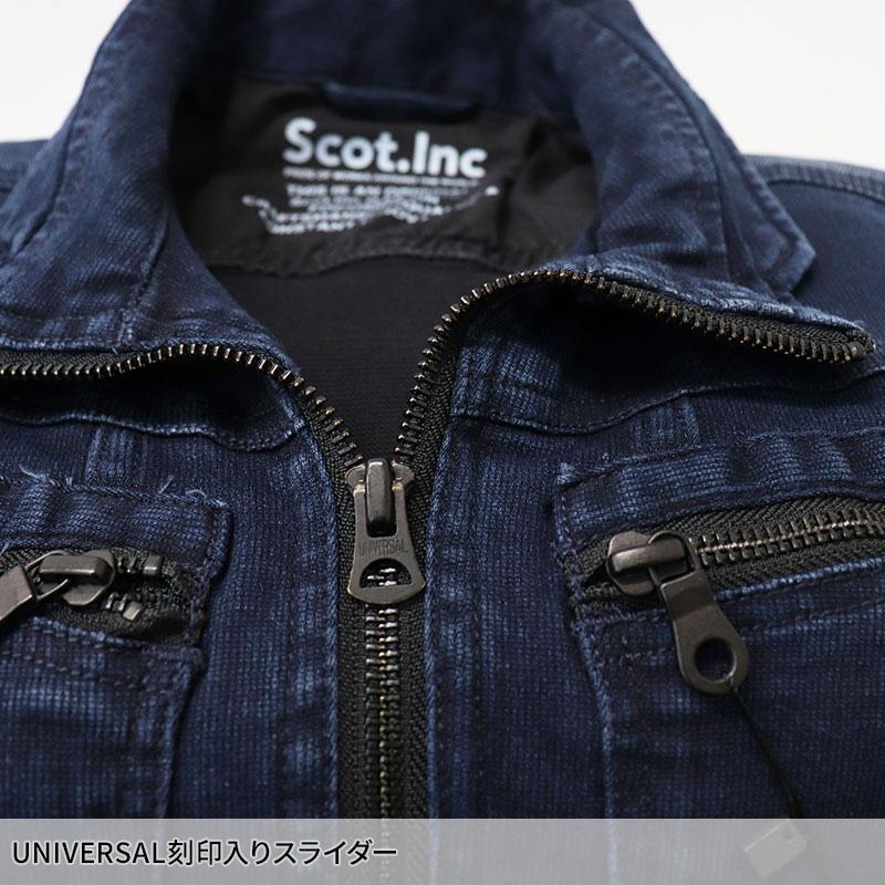 Scot.Inc ニットライクスリムレディースジャケット 作業服 通年用 レディース 0131 CUC 作業着 SS-S | CUC | 03