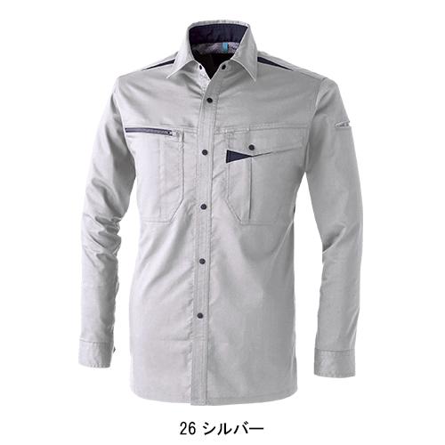 春夏用  作業服・作業用品 ストレッチシャツ 男女兼用 中国産業 CUC 351011 | CUC | 03