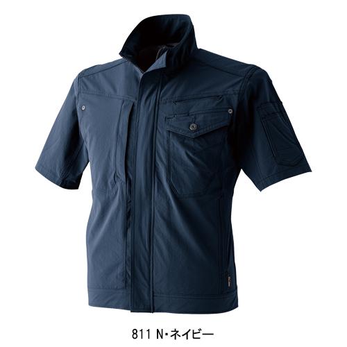 春夏用  作業服・作業用品 コーデュラ 2WAY ストレッチ 半袖ブルゾン メンズ DOGMAN ドッグマン 8307 | CUC | 03
