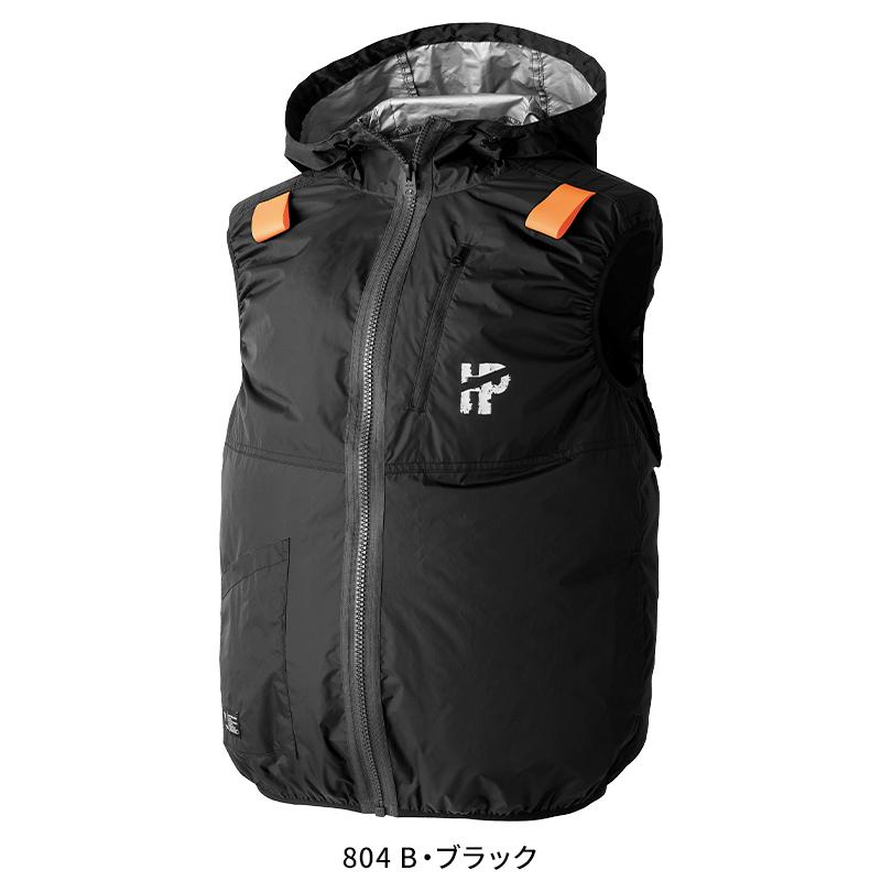 【2025春夏新作】 HOP-SCOT WZ チタンコーティング・フードベスト(ハイバック仕様) 作業服 春夏用 メンズ 900122 CUC 作業着 S-8L | CUC | 02