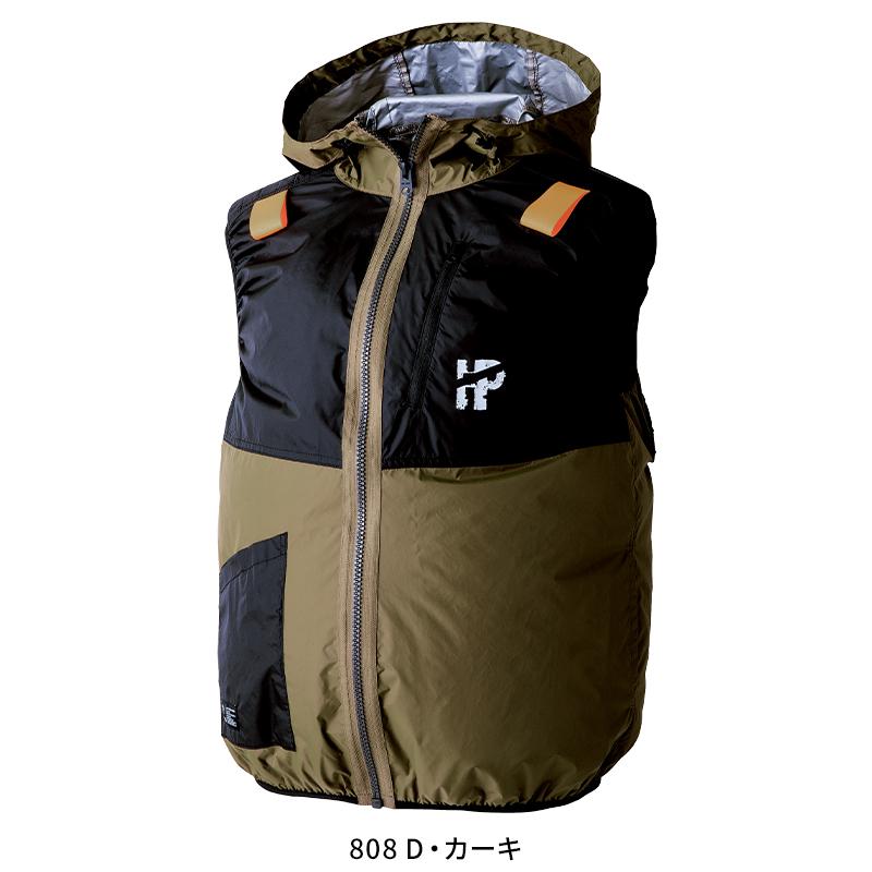 【2025春夏新作】 HOP-SCOT WZ チタンコーティング・フードベスト(ハイバック仕様) 作業服 春夏用 メンズ 900122 CUC 作業着 S-8L | CUC | 03