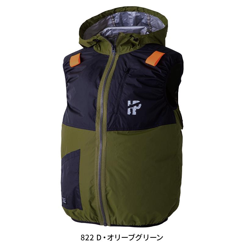 【2025春夏新作】 HOP-SCOT WZ チタンコーティング・フードベスト(ハイバック仕様) 作業服 春夏用 メンズ 900122 CUC 作業着 S-8L | CUC | 04