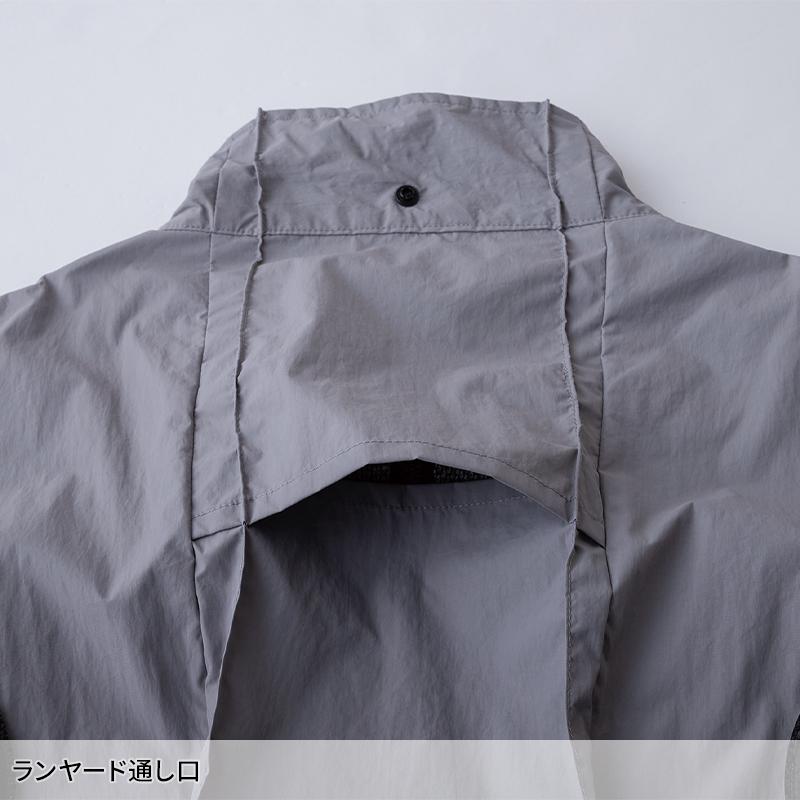 【2026春夏新作】  WZ 遮熱チタンベスト（フード脱着式/ハイバック仕様）(単品) 作業服 春夏用 メンズ 900132 CUC 作業着 S-8L | CUC | 08