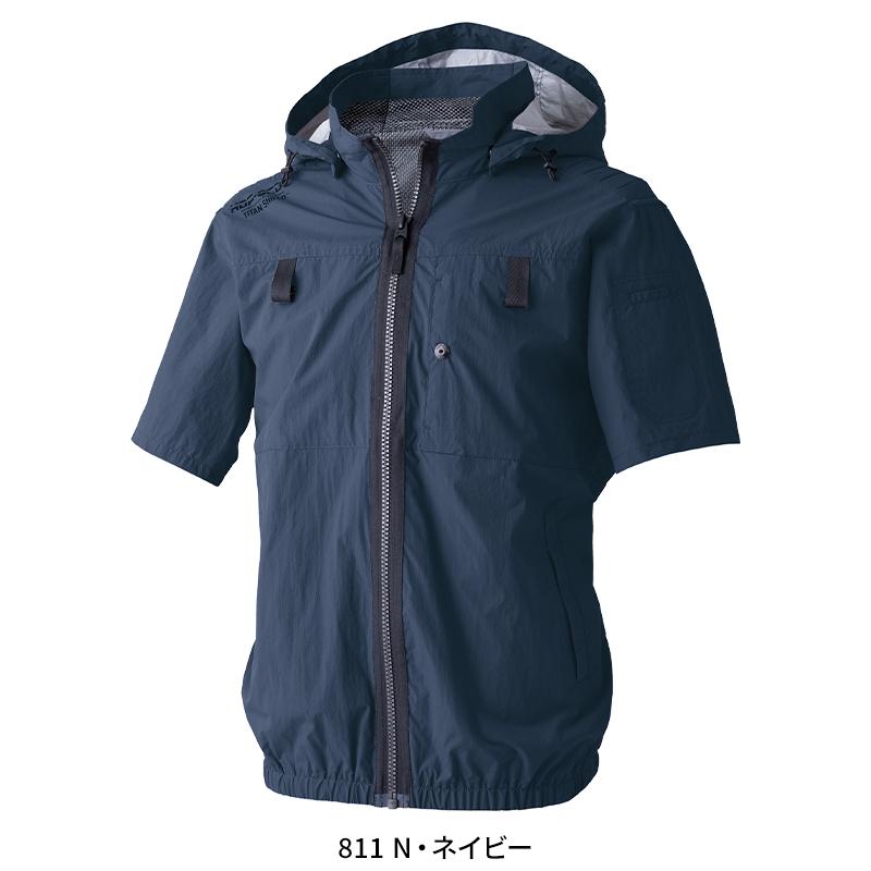 【2026春夏新作】  WZ 遮熱チタン半袖ジャケット（フード脱着式/ハイバック仕様）(単品) 作業服 春夏用 メンズ 900137 CUC 作業着 S-8L | CUC | 04