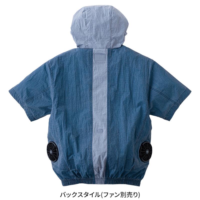 寅壱 空調服 半袖ジャケット 作業服 春夏用 メンズ 1085-116 作業着 S