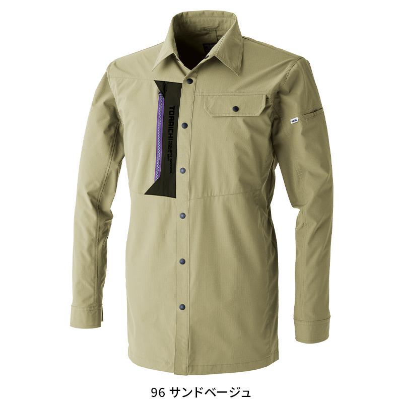 寅壱 作業服 長袖シャツ 3561-125 春夏用 TORAICHI S-5L 2024春夏新作