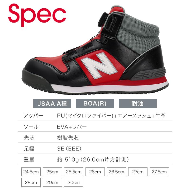 New Balance（ニューバランス） 安全靴・安全スニーカー BOA