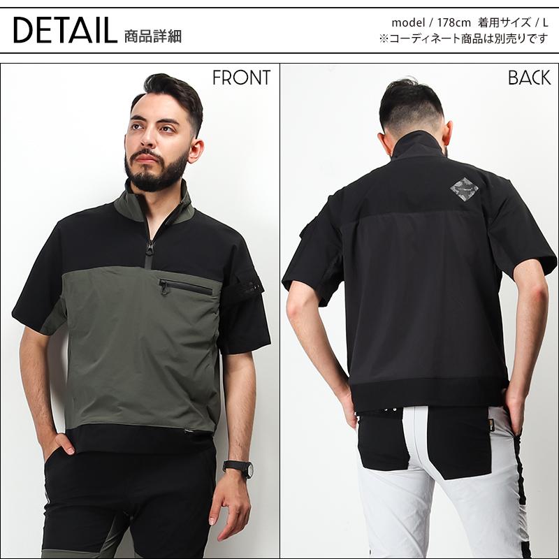 【新品未使用】1103 ラッセルノ ハーフジップブルゾン メンズ サイズ4 ワンフォークロージング 1111clothing ハーフジップ メンズ