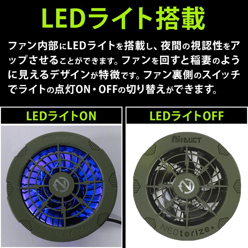 NEOterize AirDUCT LEDファンユニットセット 作業服 ad-200
