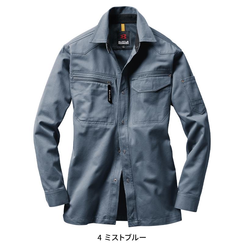 BURTLE 長袖シャツ 作業服 春夏用 メンズ 1303 バートル 作業着 S-5L | BURTLE | 03