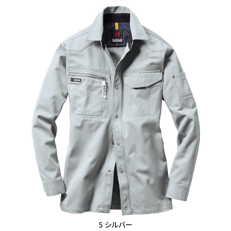 BURTLE 長袖シャツ 作業服 秋冬用 メンズ 1315 バートル 作業着 S-5L | BURTLE | 04