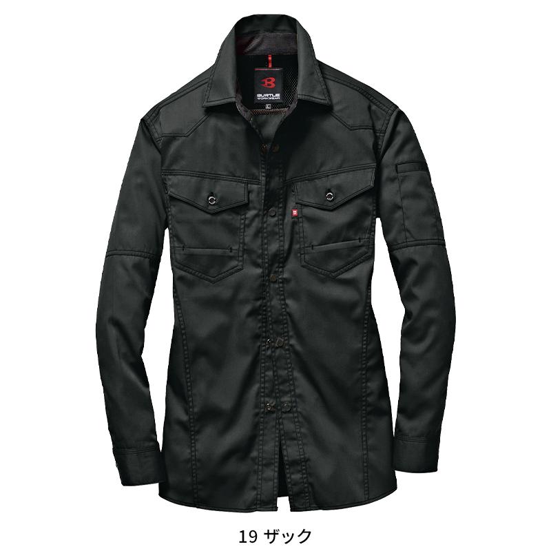 BURTLE 長袖シャツ(ユニセックス) 作業服 春夏用 男女兼用 1515 バートル 作業着 SS-5L | BURTLE | 03