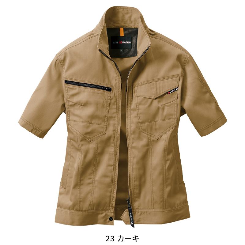 BURTLE 半袖ジャケット(ユニセックス) 作業服 春夏用 男女兼用 1716 バートル 作業着 SS-5L | BURTLE | 04