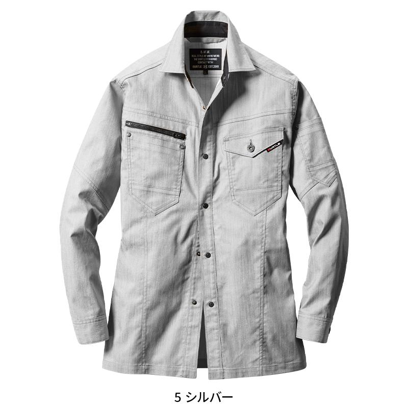 バートル 作業着 作業服 春夏 1815 長袖 シャツ ユニセックス BURTLE S-5L | BURTLE | 02