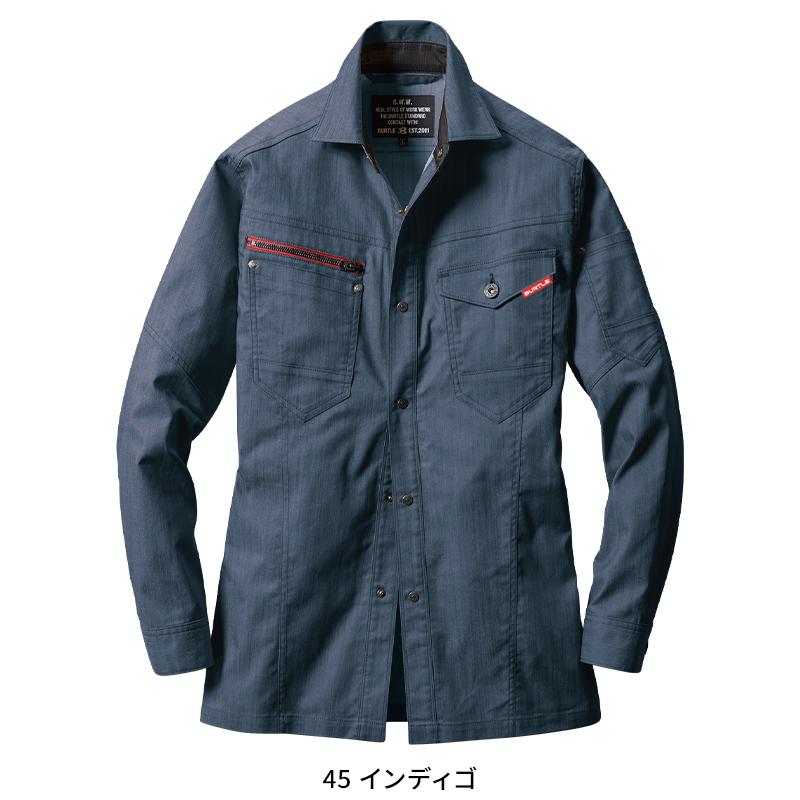 バートル 作業着 作業服 春夏 1815 長袖 シャツ ユニセックス BURTLE S-5L | BURTLE | 04