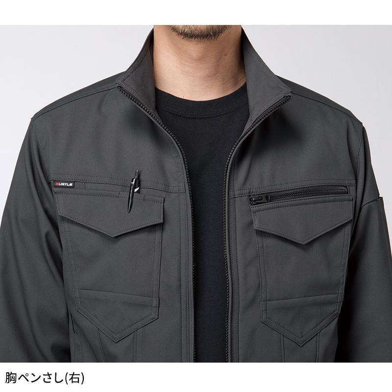 【2025秋冬新作】 BURTLE ジャケット(ユニセックス) 作業服 秋冬用 男女兼用 1911 バートル 作業着 S-5L | BURTLE | 06